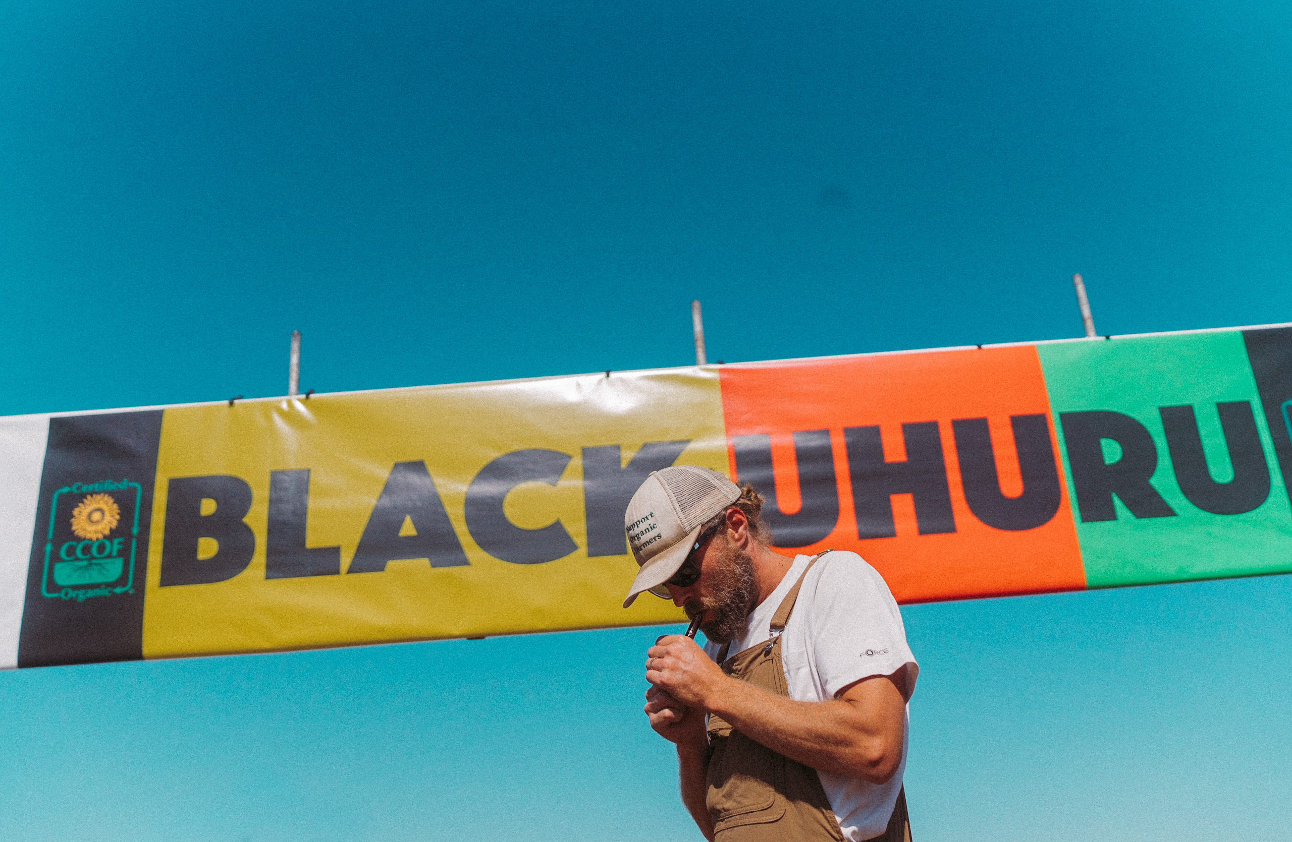 Black Uhuru banner at CCOF 50th Anniversary