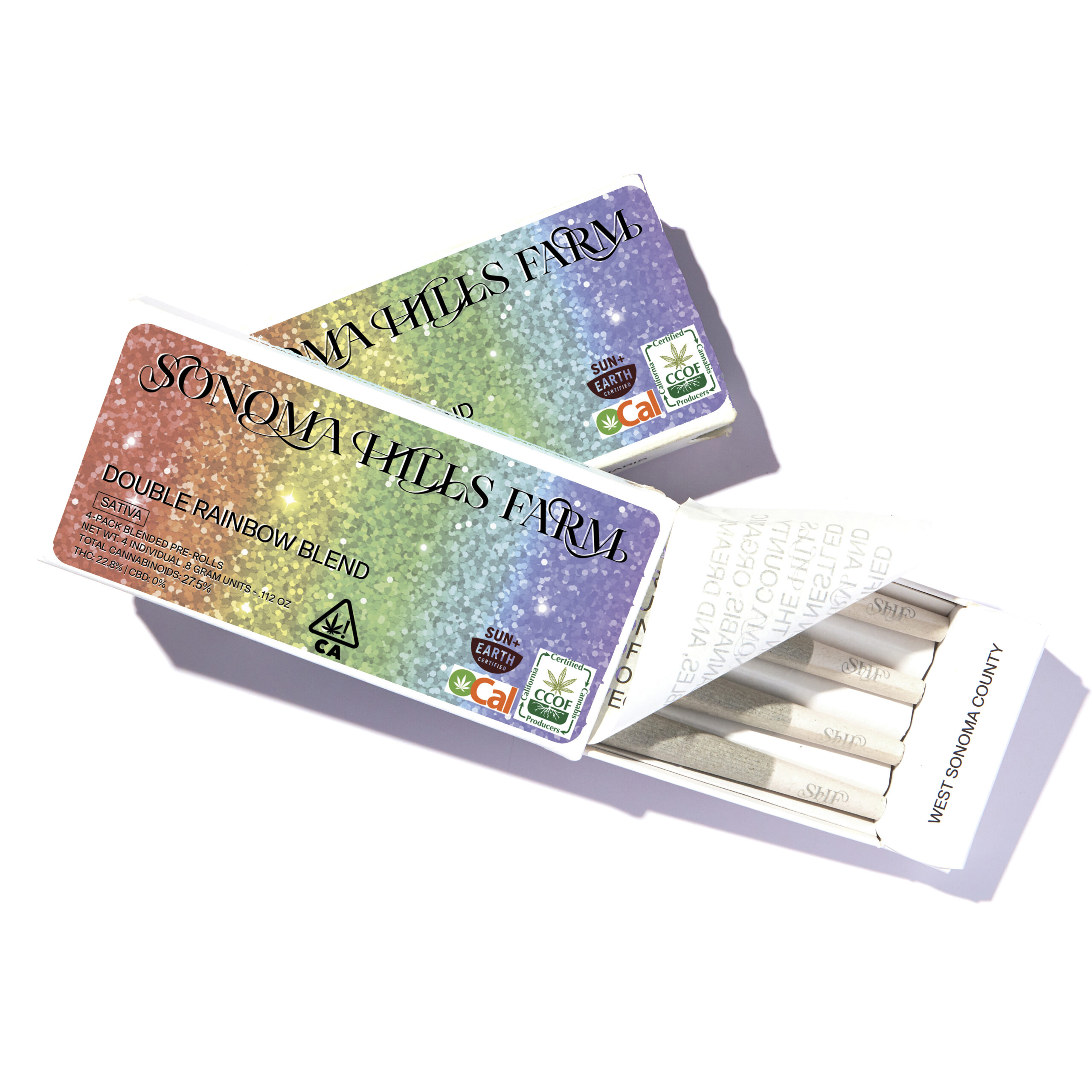 Double Rainbow seasonal pre-rolls