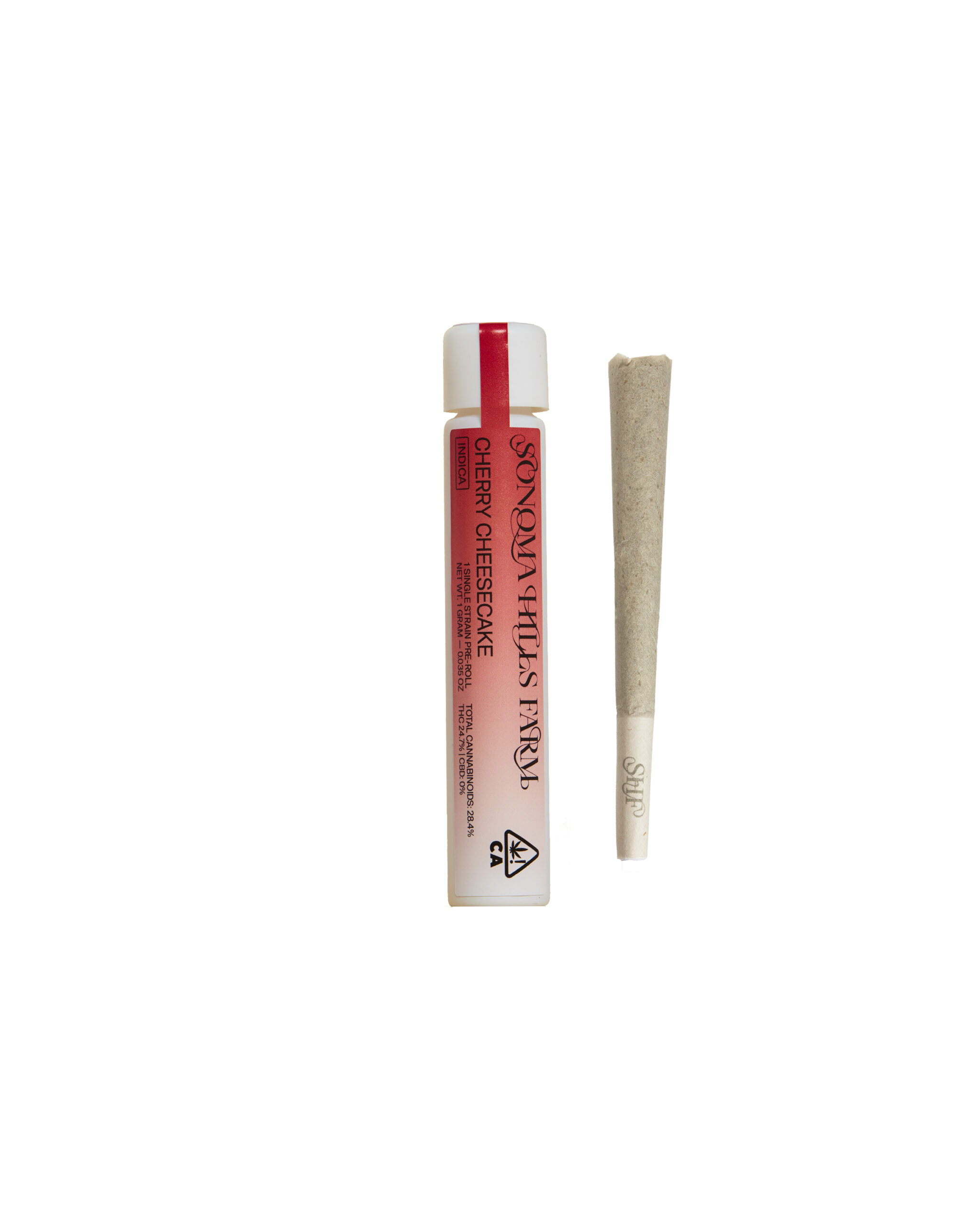 Cherry Cheesecake 1 gram single strain pre-roll